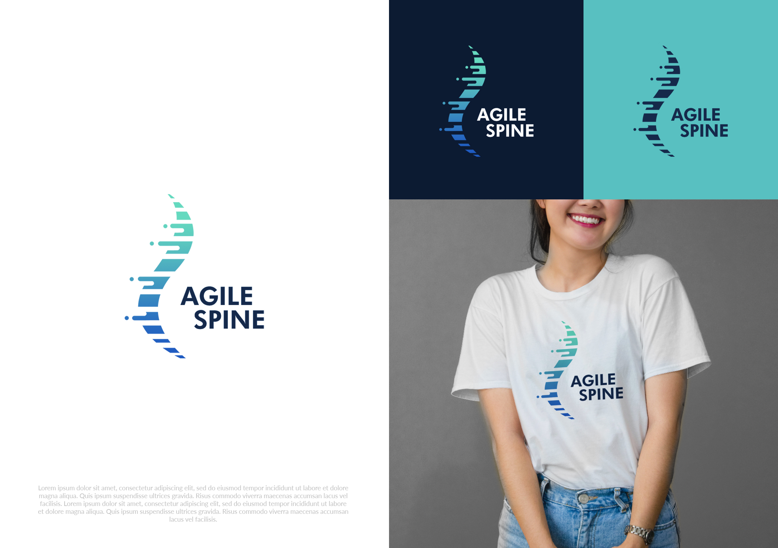 Logo Design by christianpoetoe for Agile Spine | Design #27359848