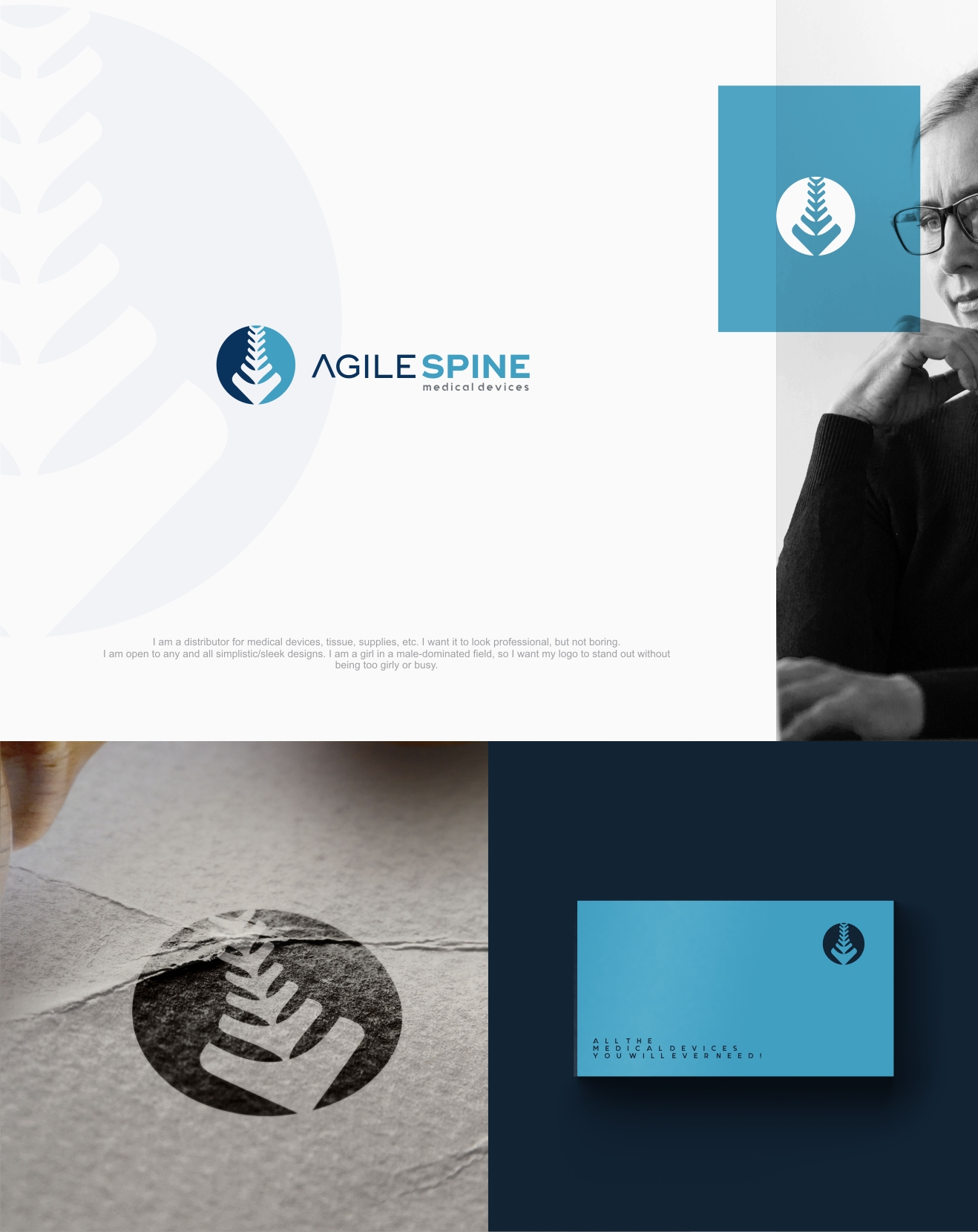 Logo Design by gray mind for Agile Spine | Design #27463838