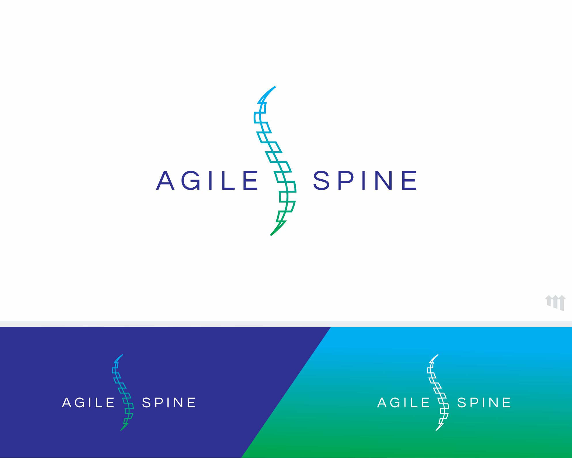 Logo Design by MBARO for Agile Spine | Design #27375581