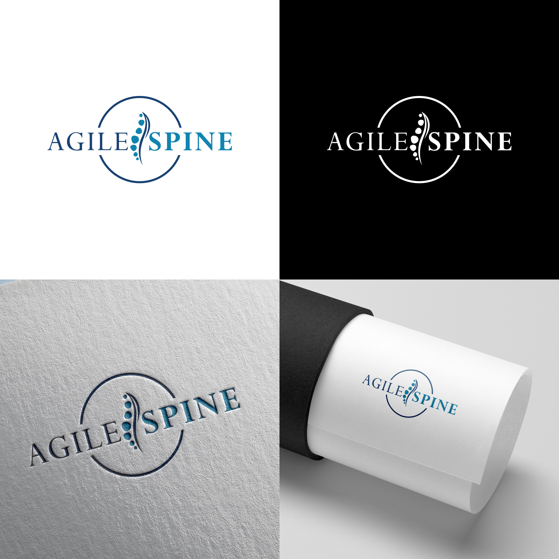 Logo-Design von ZinKo für Agile Spine | Design #27458573