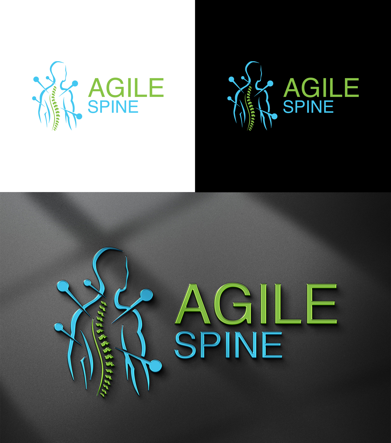 Logo Design by RK CREATIVE for Agile Spine | Design #27358123