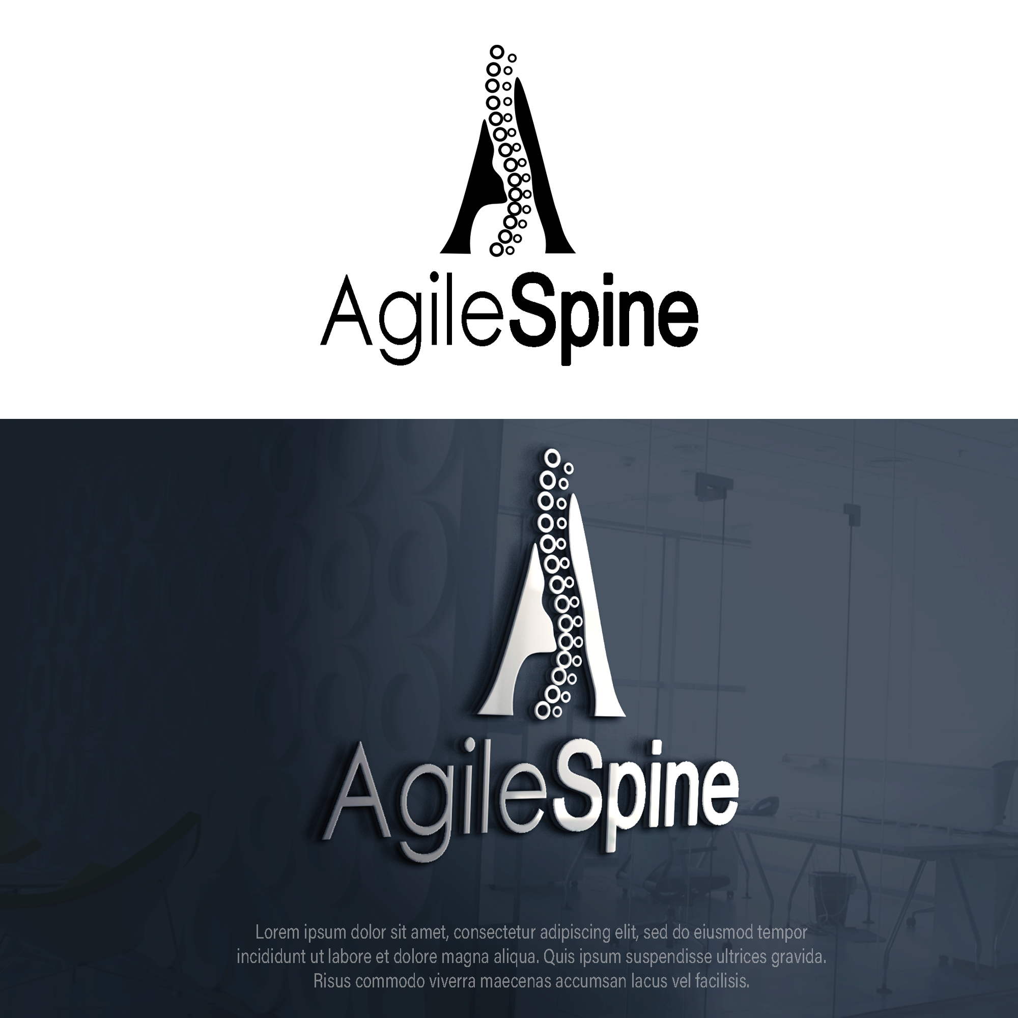 Diseño de Logo por sastra wiguna para Agile Spine | Diseño #27463490
