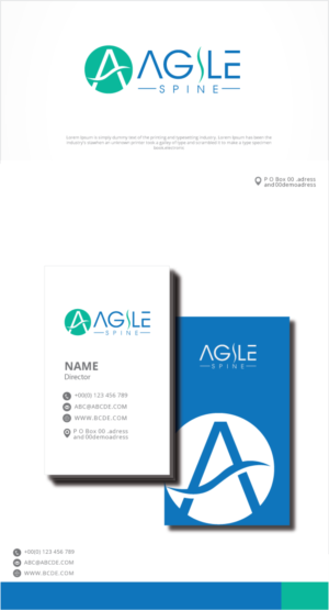 Diseño de Logo por graphicevolution para Agile Spine | Diseño: #27357515