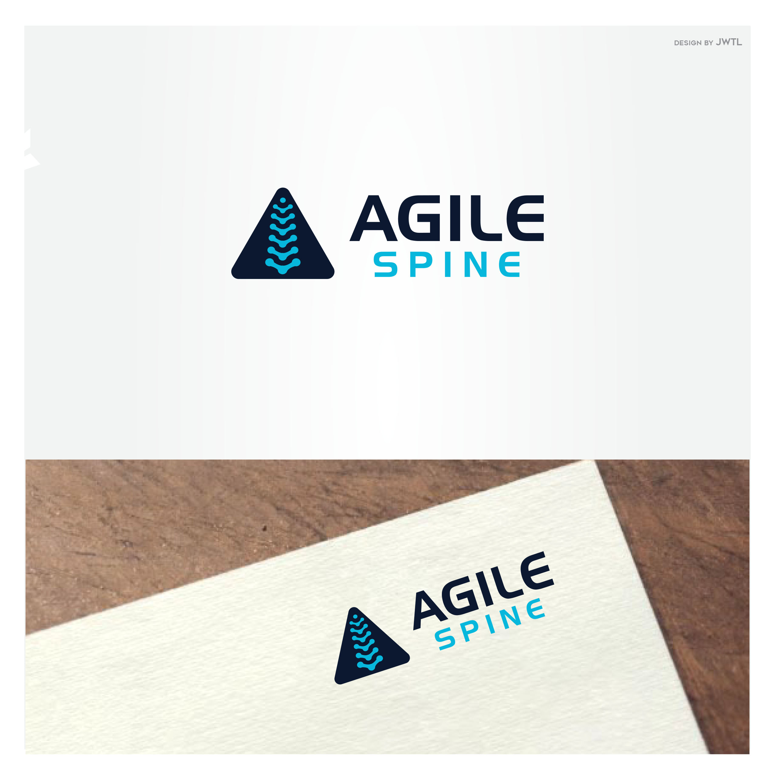 Logo Design by JWTL for Agile Spine | Design #27444728