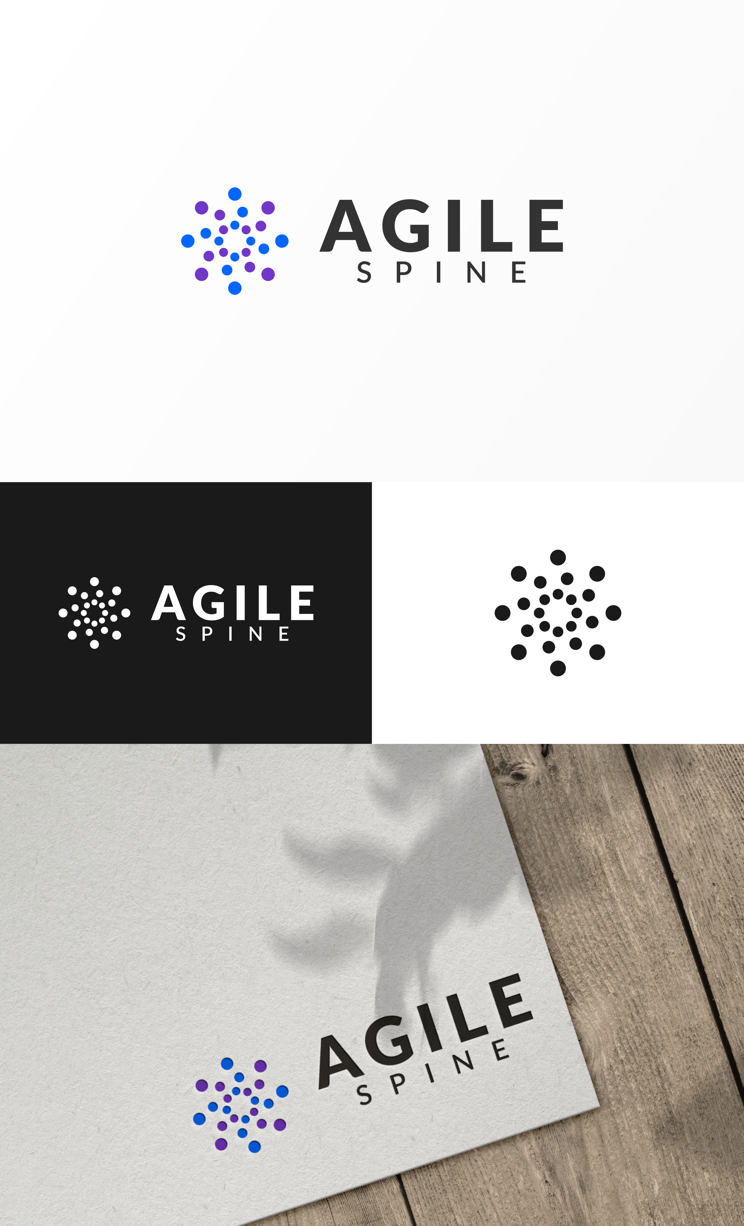 Logo Design by GraphicSujit for Agile Spine | Design #27458023