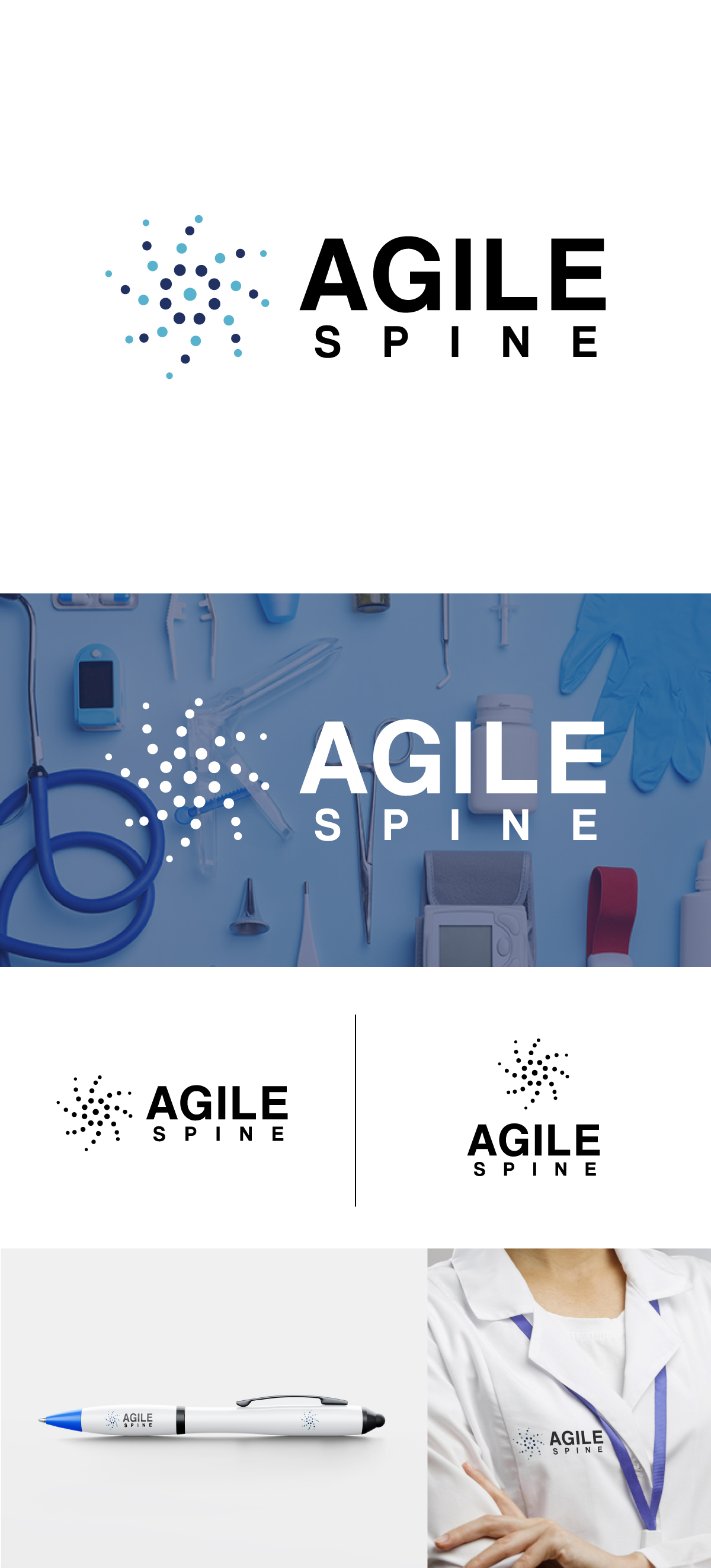Logo Design by Graphic_Dune for Agile Spine | Design #27464551