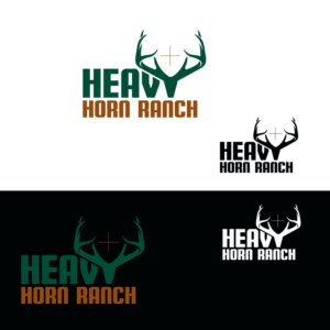 Heavy Horn Ranch | Logo Design by emptyboxgraphics