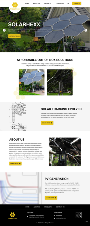 Web Design by pb for this project | Design: #27367200