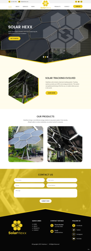 Web Design by pb for this project | Design: #27367201