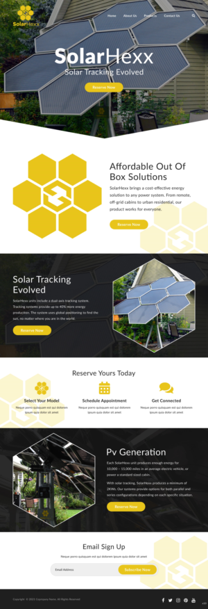 Web Design by pb for this project | Design: #27367204