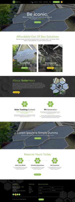 Simple landing page, about us, contact us, email sign up,  and stripe purchase pre-order | Diseño Web por Ved Web Services