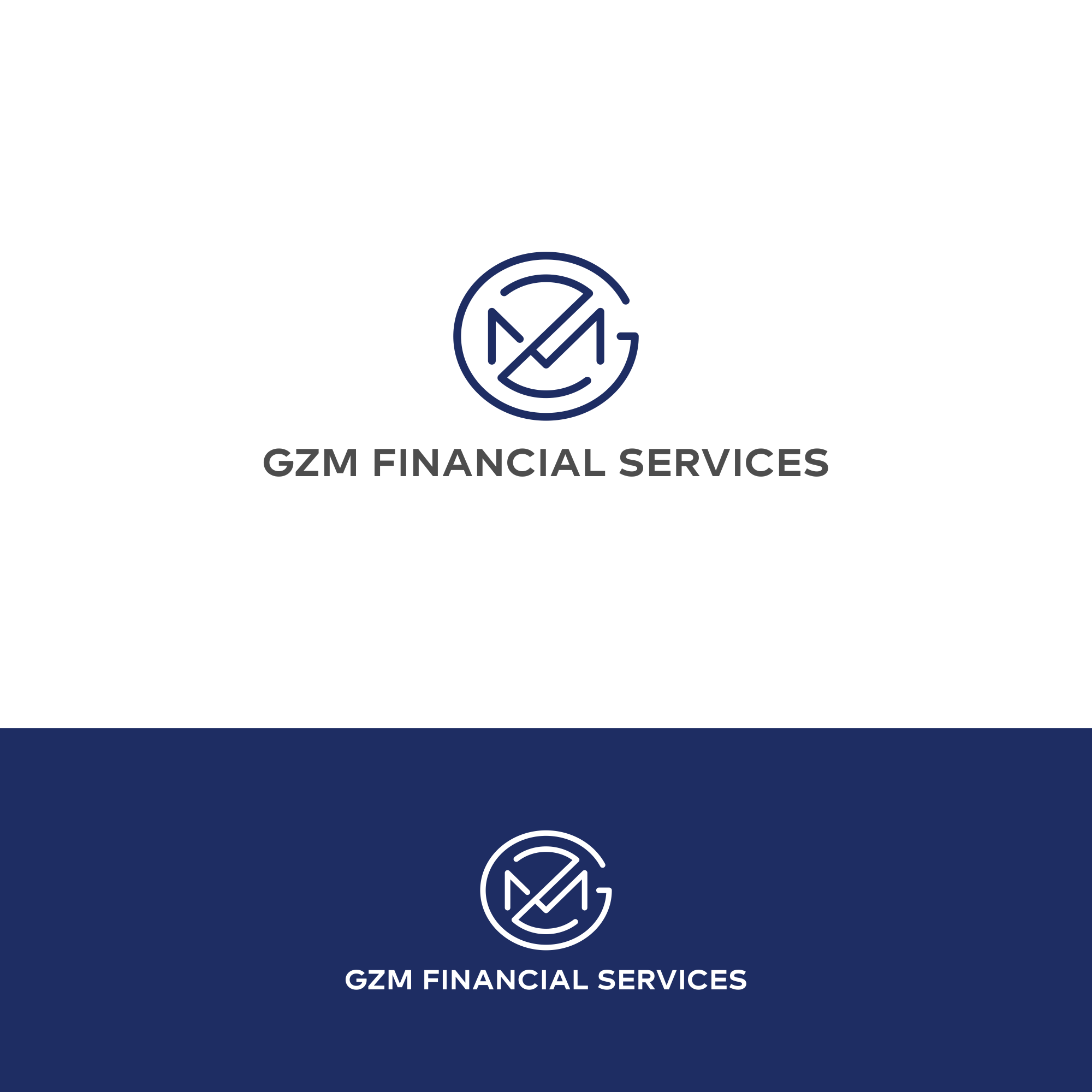 Diseño de Logo por HADE DESAIN para GZM FINANCIAL SERVICES LLC | Diseño #27398027