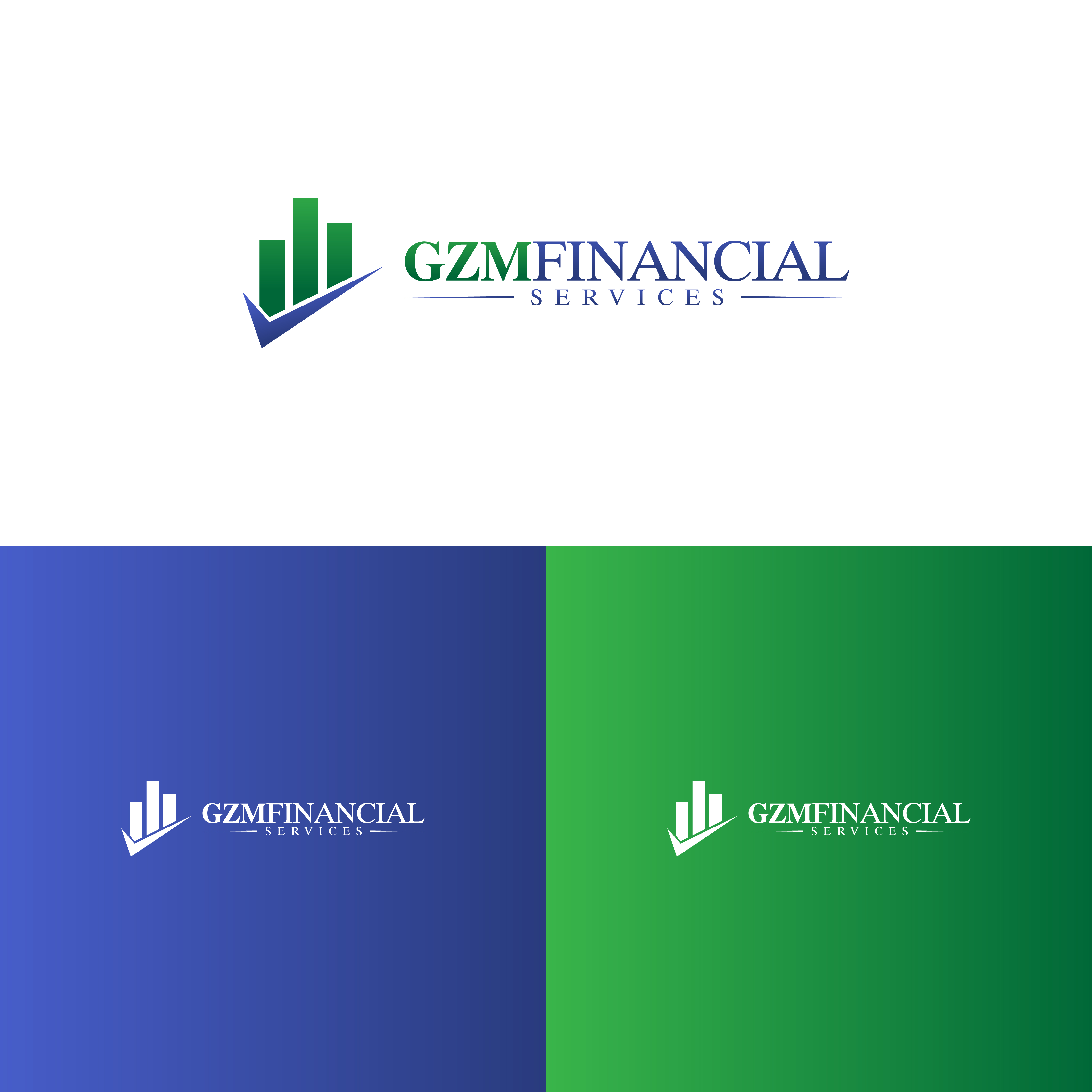 Diseño de Logo por Gexeco para GZM FINANCIAL SERVICES LLC | Diseño #27359480