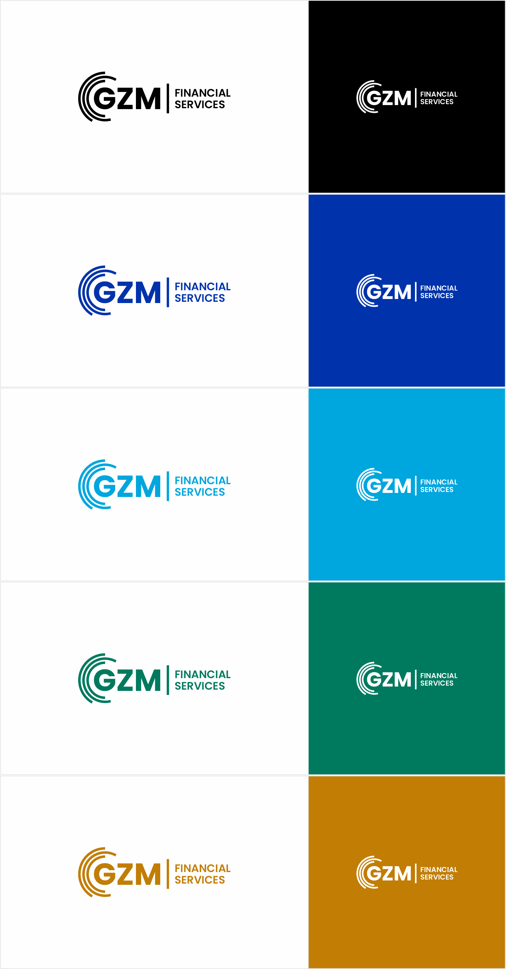 Design de Logo par Naavyd pour GZM FINANCIAL SERVICES LLC | Design #27456991