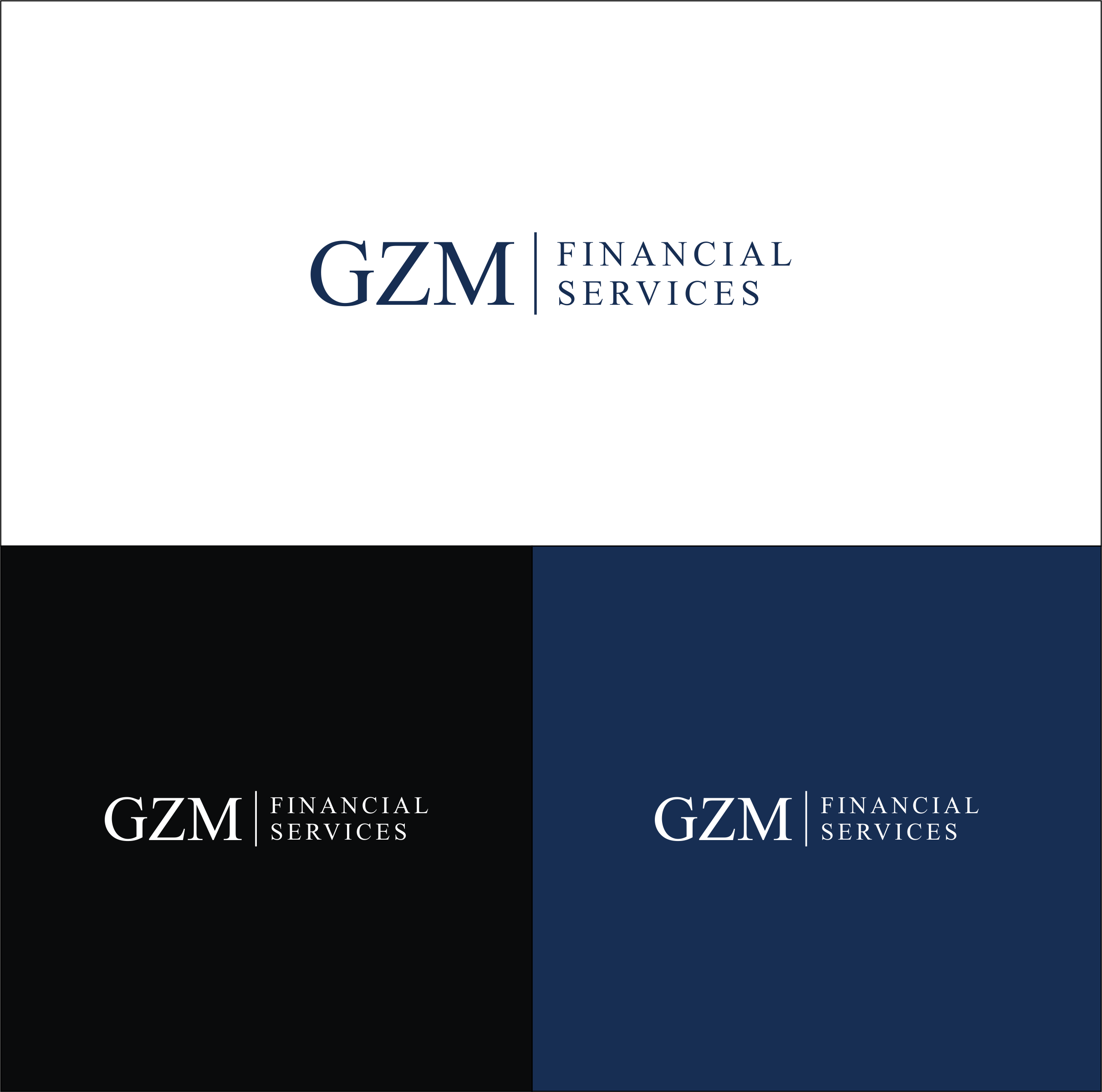 Logo Design by achil78 for GZM FINANCIAL SERVICES LLC | Design #27372612