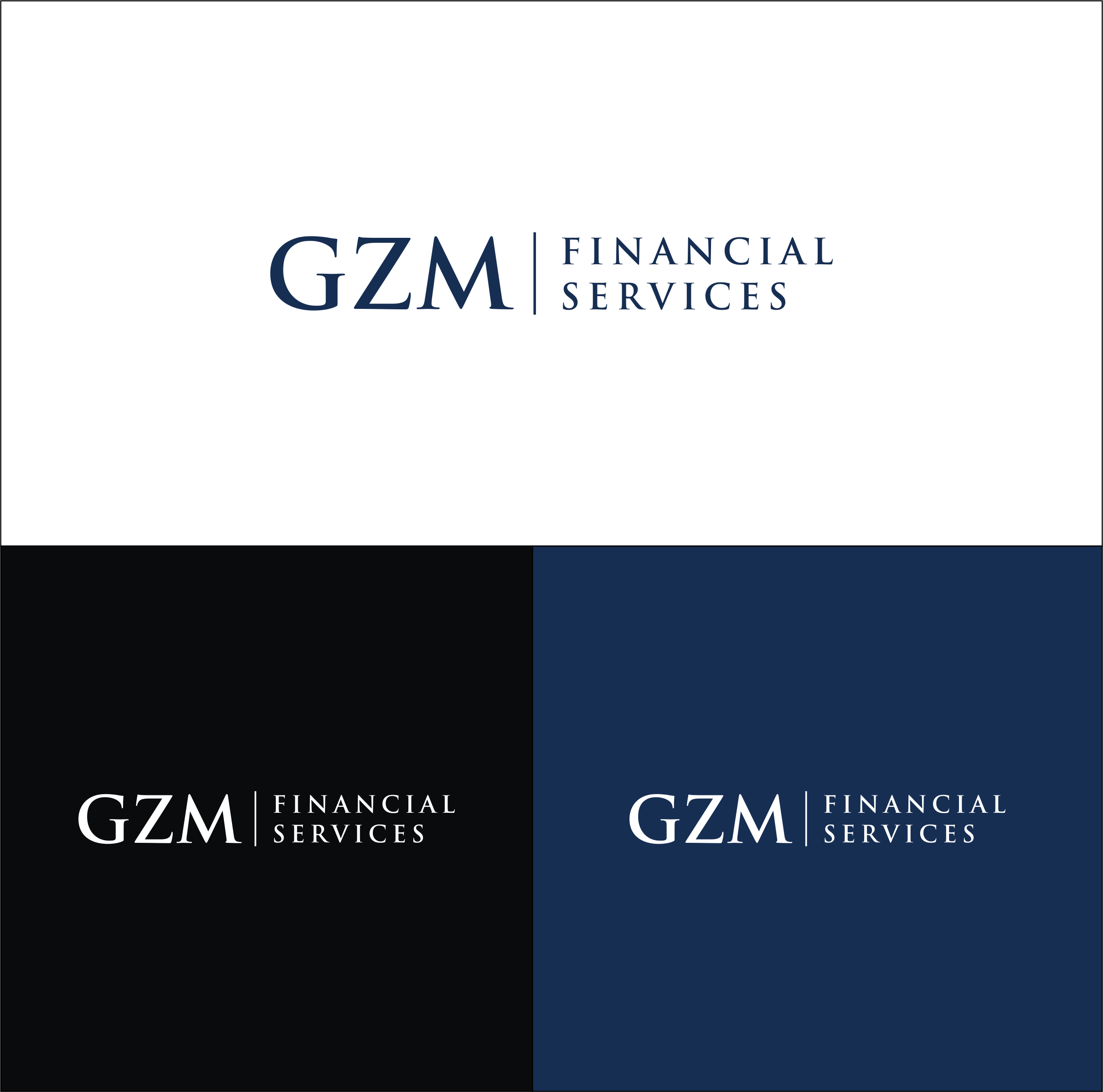 Logo Design by achil78 for GZM FINANCIAL SERVICES LLC | Design #27372617