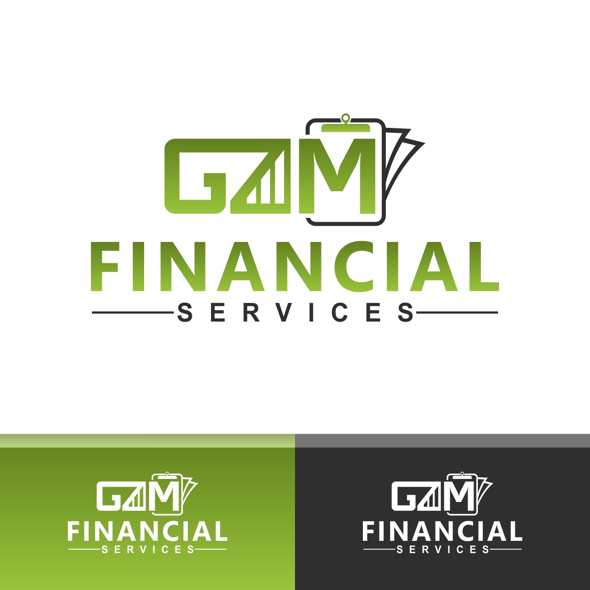 Logo Design by fly  design for GZM FINANCIAL SERVICES LLC | Design #27362266
