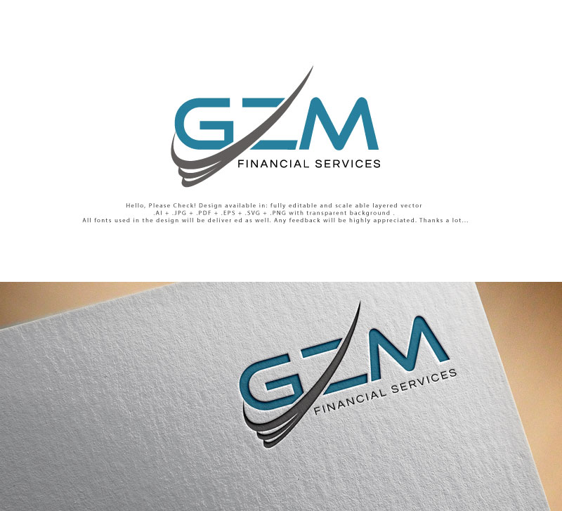 Logo-Design von Pro_DesignMaster für GZM FINANCIAL SERVICES LLC | Design #27374082
