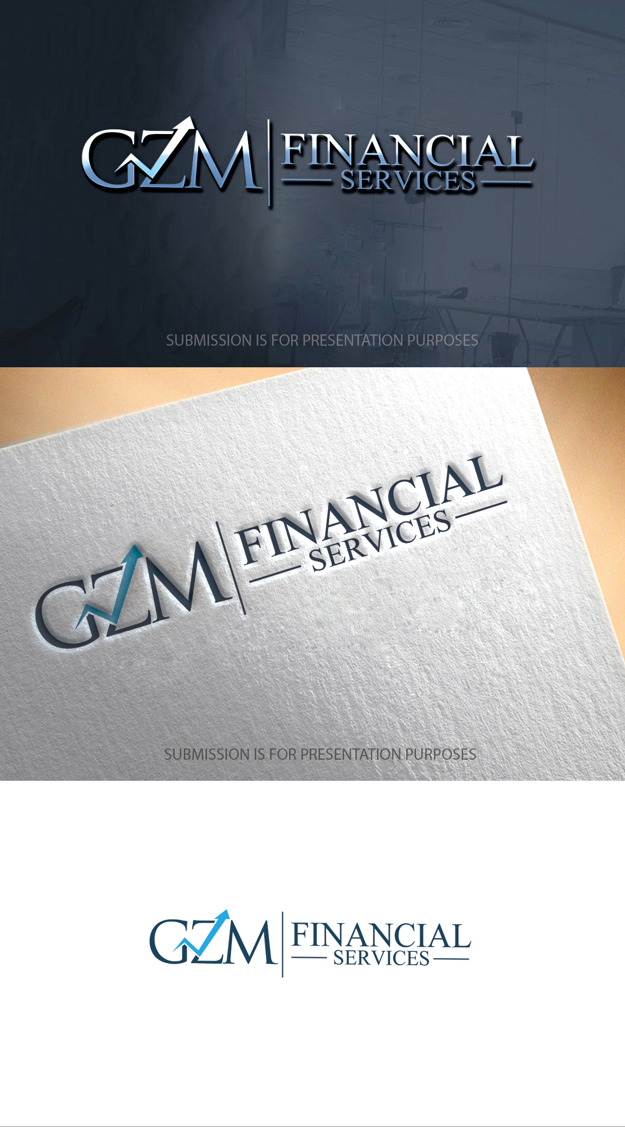 Logo Design by graphicevolution for GZM FINANCIAL SERVICES LLC | Design #27360740