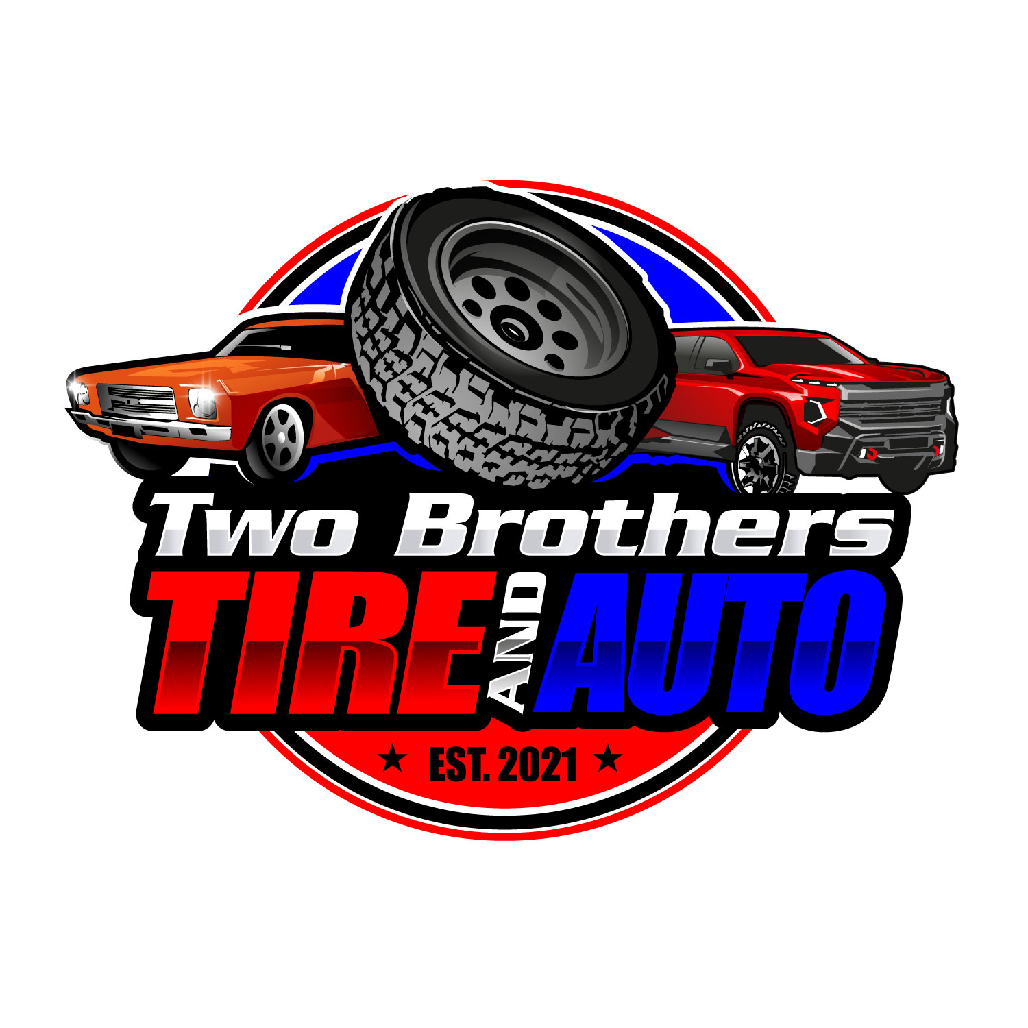 Diseño de Logo por Dream Logo Design para Two Brothers Tire & Auto | Diseño #27399934