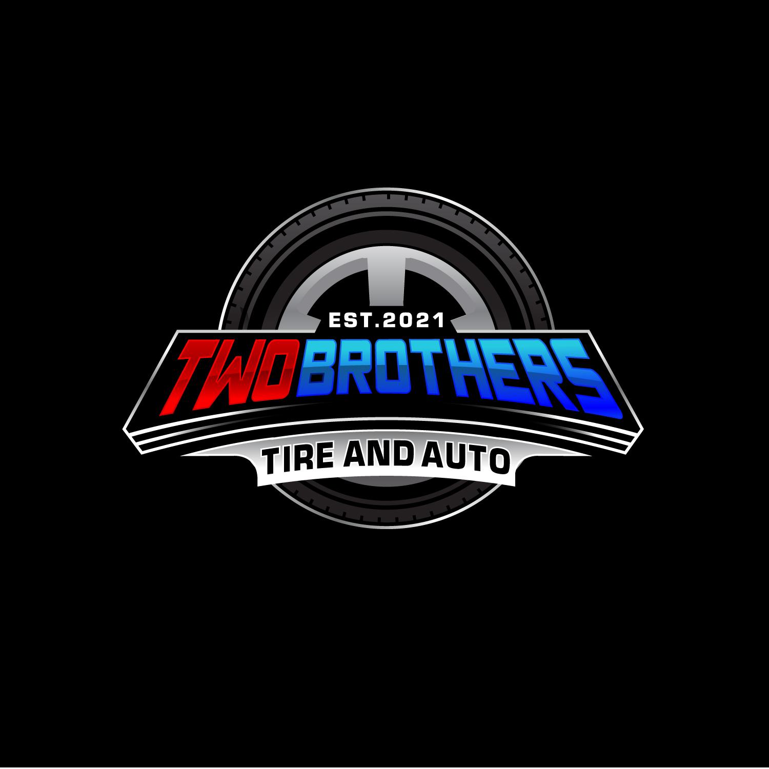 Logo Design by Dream Logo Design for Two Brothers Tire & Auto | Design #27408637