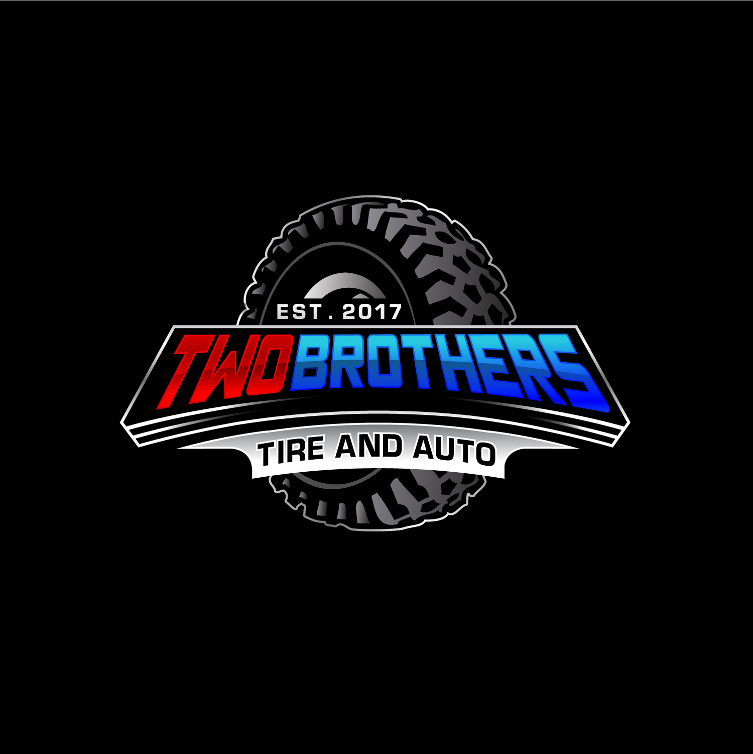 Logo Design by Dream Logo Design for Two Brothers Tire & Auto | Design #27424112