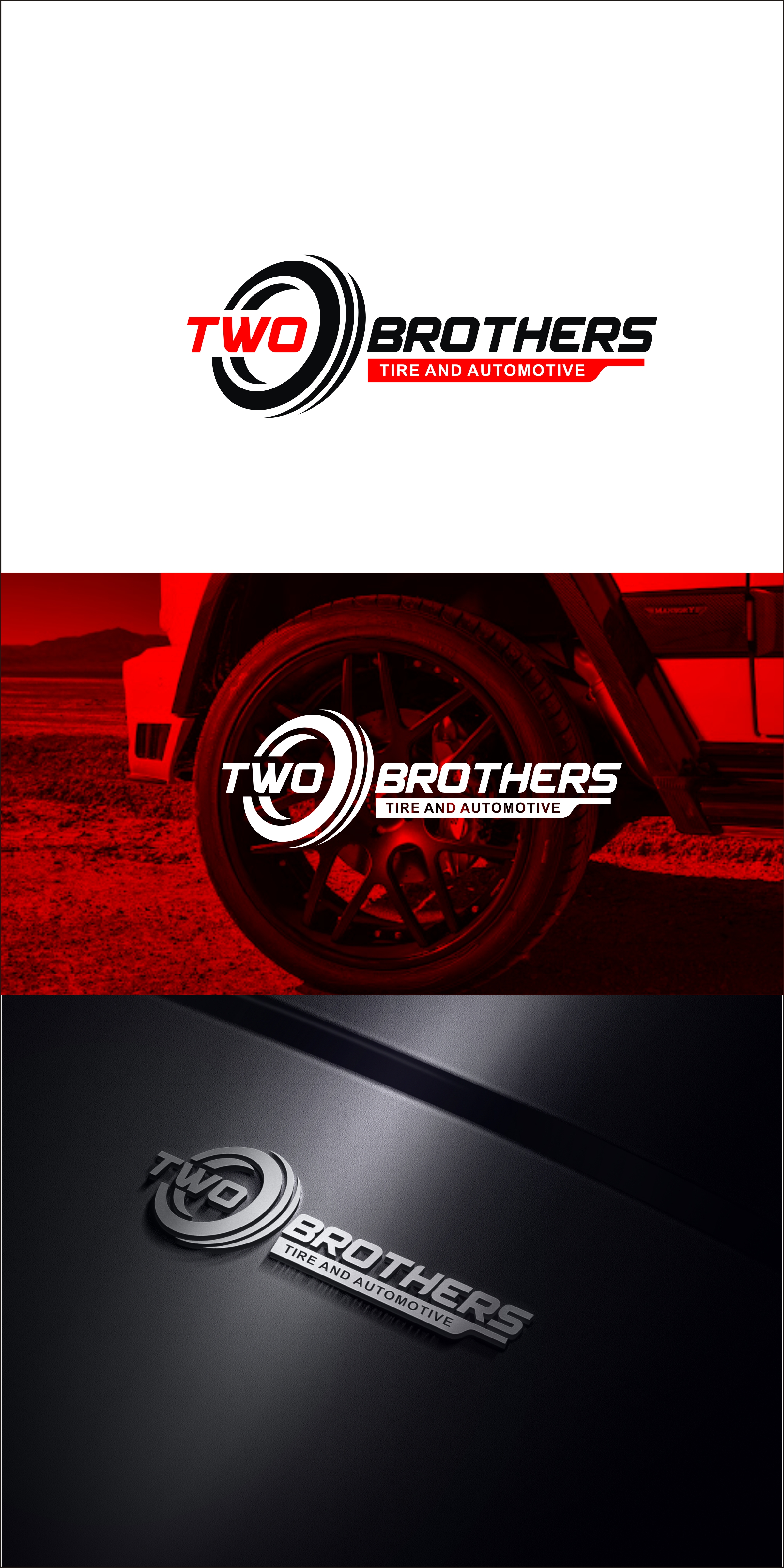 Diseño de Logo por warkaddarshan 2 para Two Brothers Tire & Auto | Diseño #27359171