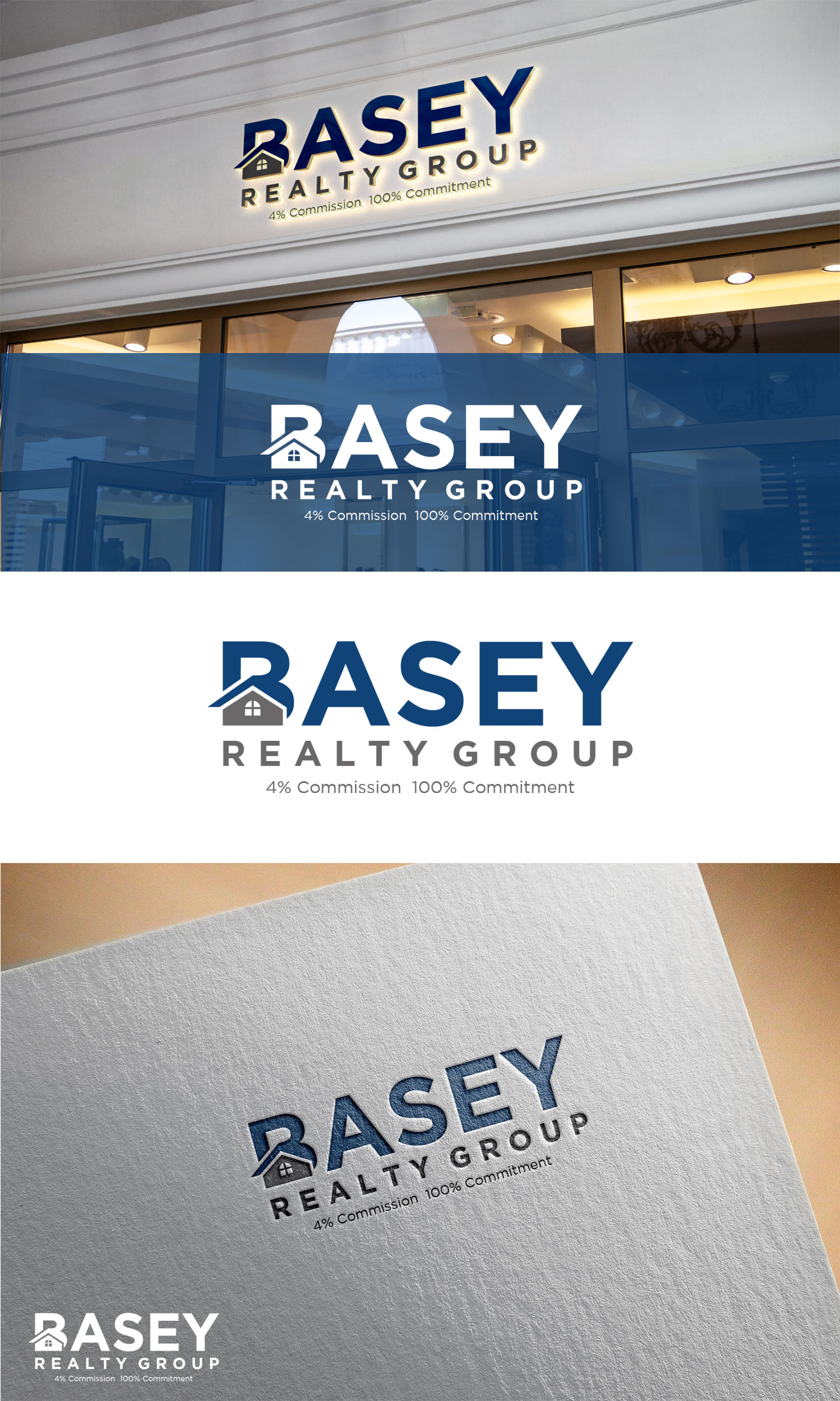 Logo Design by yesha05 for Basey Realty Group | Design #27378121