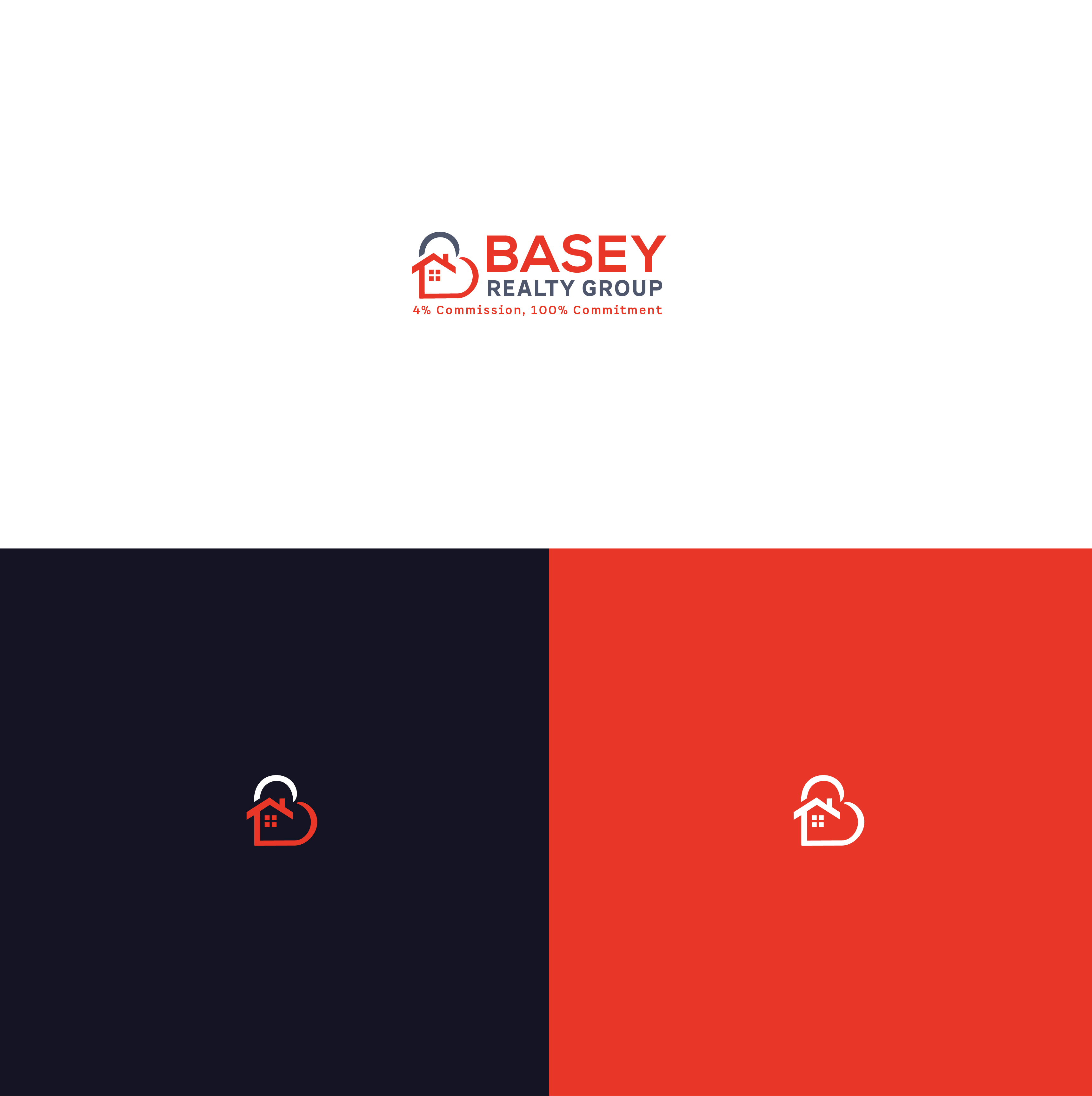 Logo Design by Grapflix 2022 for Basey Realty Group | Design #27373964