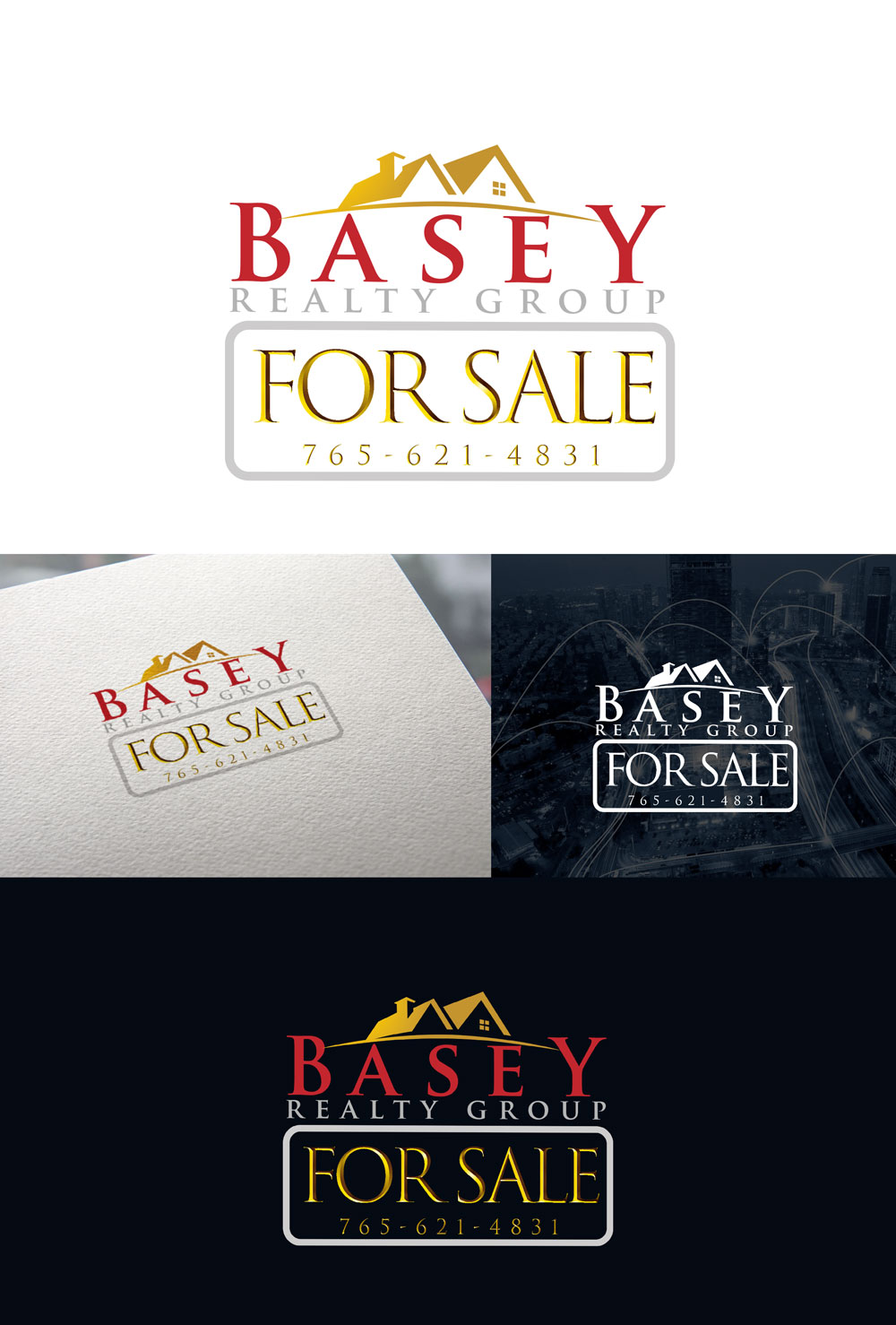 Logo Design by Th3o for Basey Realty Group | Design #27360233