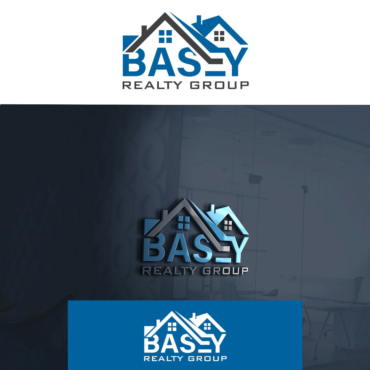 Logo Design by Maxo-Biz for Basey Realty Group | Design #27362862
