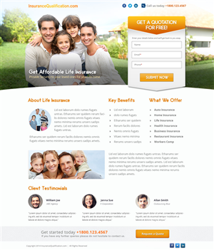 Landing Page-Design von Emmanuel für dieses Projekt | Design: #3084360