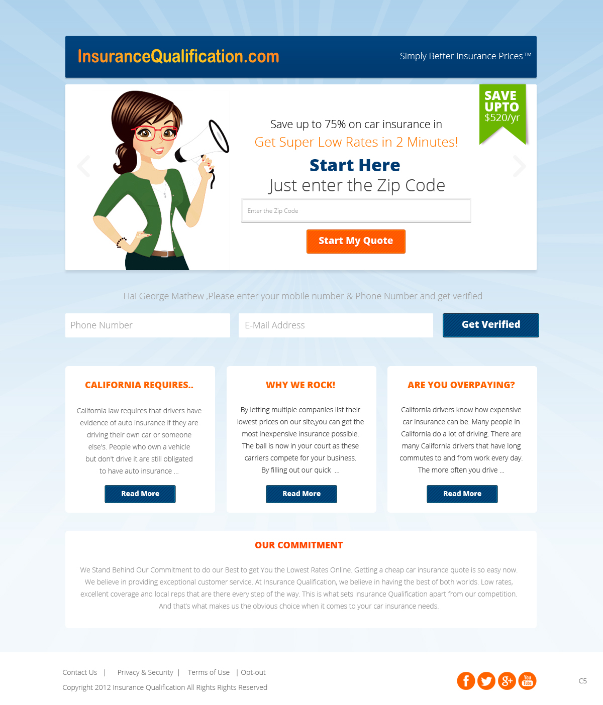 Landing Page-Design von pb für dieses Projekt | Design #3063490