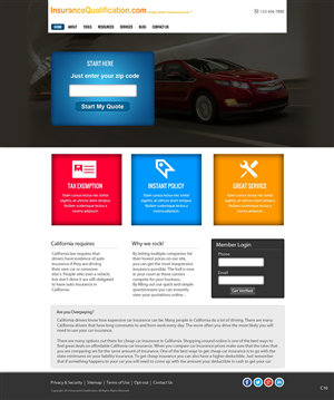 Landing Page-Design von pb für dieses Projekt | Design: #3063556