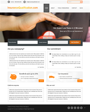 Landing Page-Design von pb für dieses Projekt | Design: #3063562