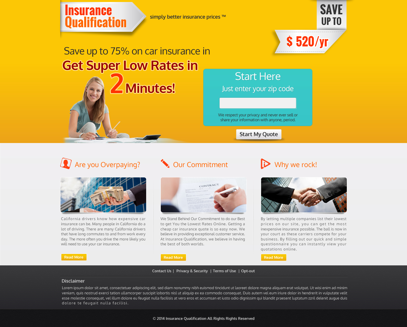 Landing Page-Design von Sbss für dieses Projekt | Design #3077251