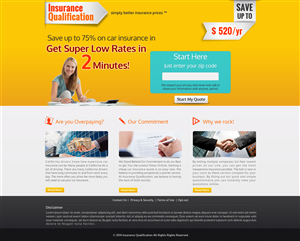 Landing Page-Design von Sbss für dieses Projekt | Design: #3077251