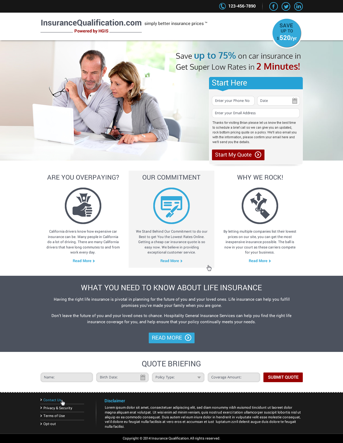 Landing Page-Design von Sbss für dieses Projekt | Design #3092445