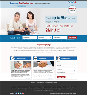 Landing Page-Design von Sbss für dieses Projekt | Design: #3092465