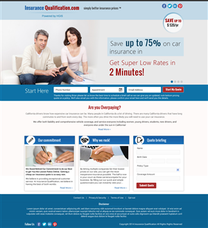 Landing Page-Design von Sbss für dieses Projekt | Design: #3092466