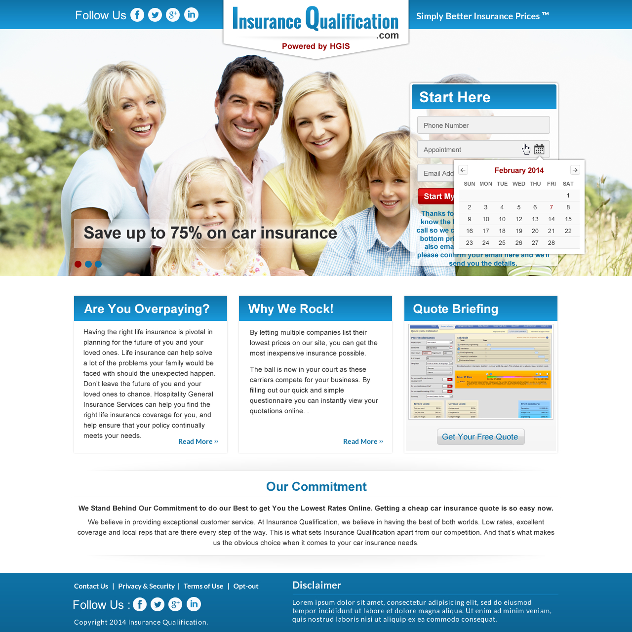 Landing Page-Design von Sbss für dieses Projekt | Design #3103628