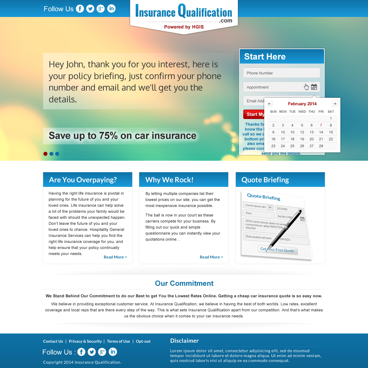 Landing Page-Design von Sbss für dieses Projekt | Design #3122944