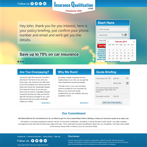 Landing Page-Design von Sbss für dieses Projekt | Design: #3122947