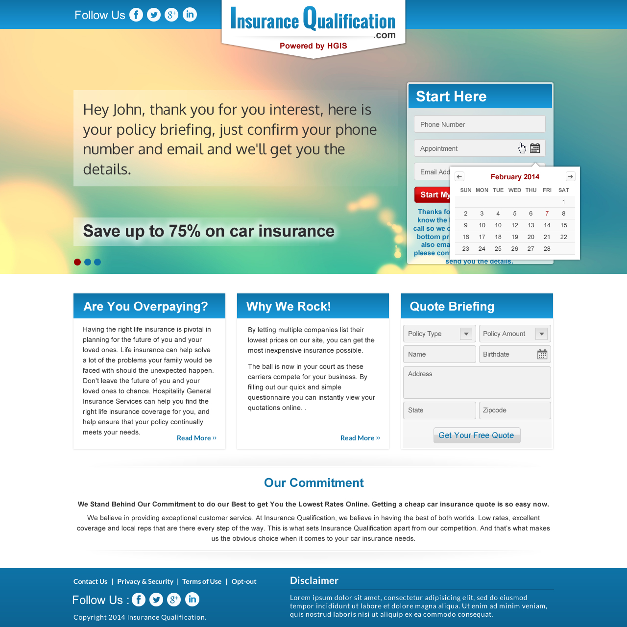 Landing Page-Design von Sbss für dieses Projekt | Design #3122951