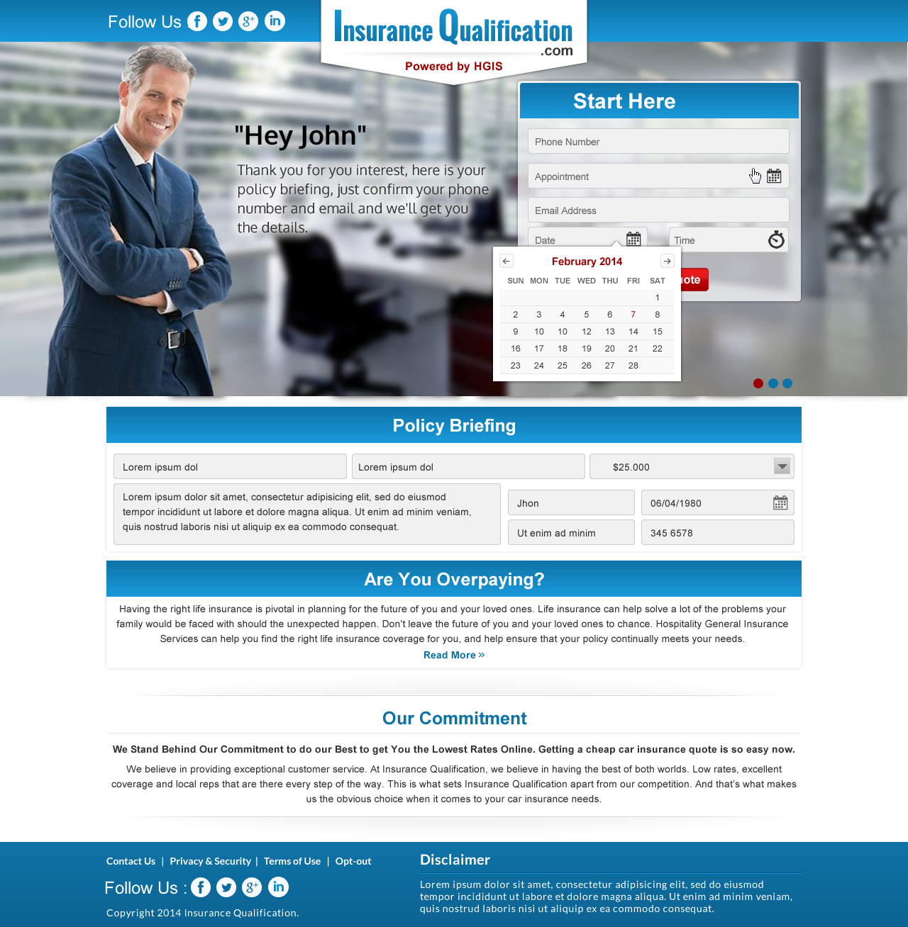 Landing Page-Design von Sbss für dieses Projekt | Design #3141092