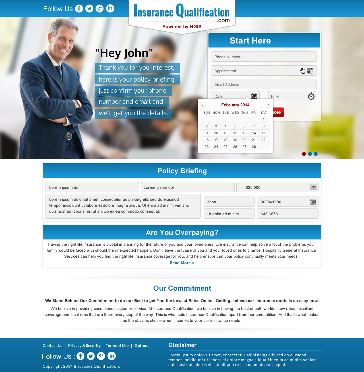 Landing Page-Design von Sbss für dieses Projekt | Design #3143275