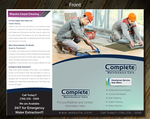 Diseño de Brochure por theblueart para este proyecto | Diseño: #3072220