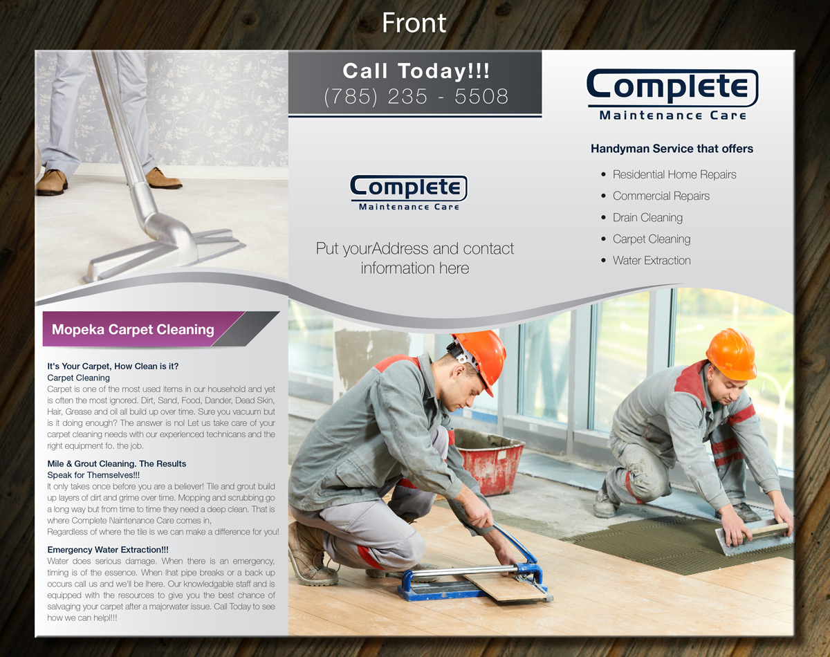 Brochure Design by theblueart for this project | Design #3072670