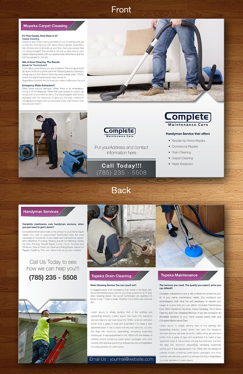 Diseño de Brochure por theblueart para este proyecto | Diseño #3087161