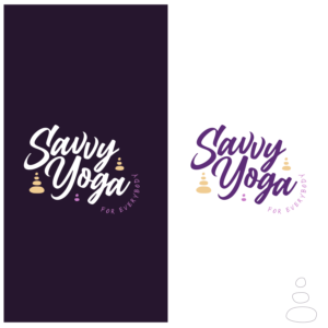 Savvy Yoga, For EveryBody.  or just Savvy Yoga. | Logo Design by JTdsign